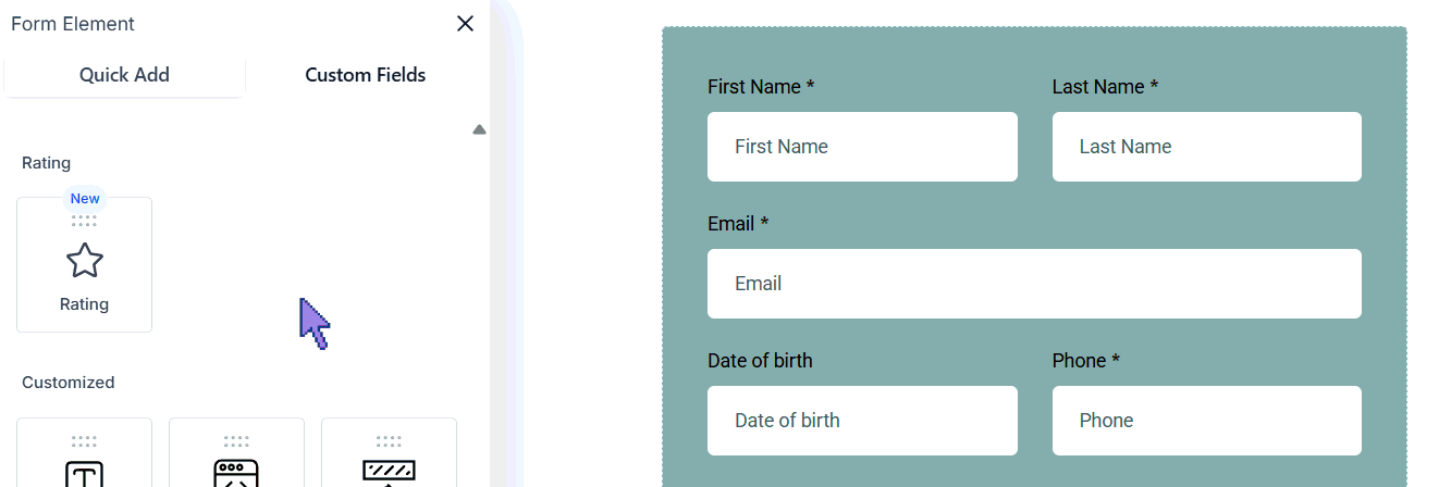 Form conditional logic