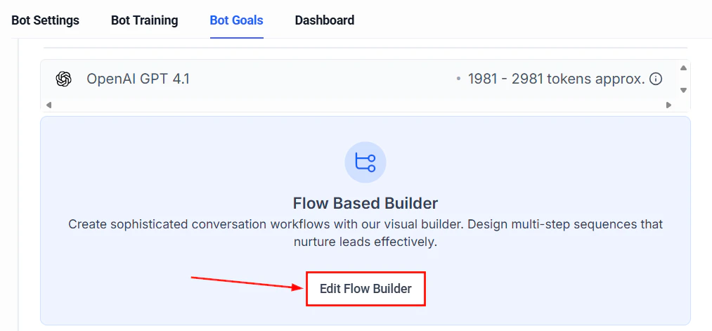 Workflow builder interface with automation actions