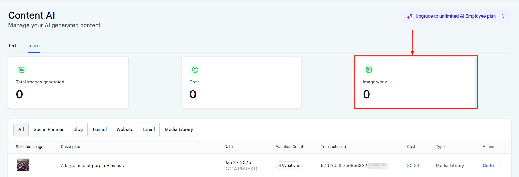 Examples of AI-generated images for social media content