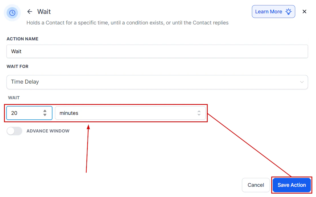Trigger link automation workflow