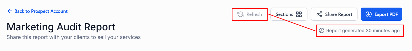 Refresh button