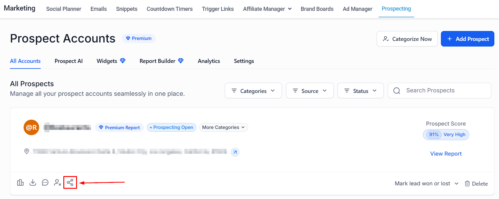 Share button