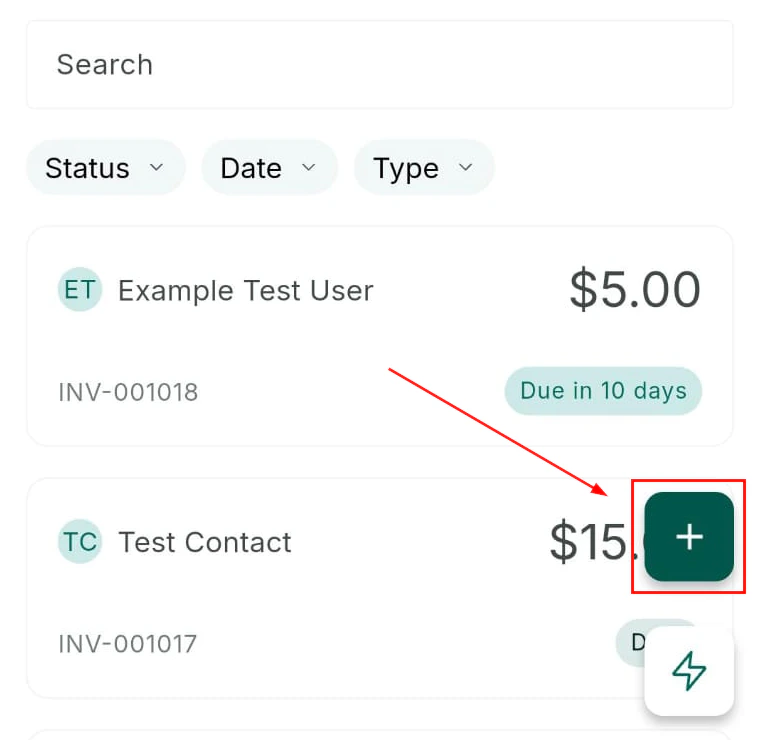 Invoice add items