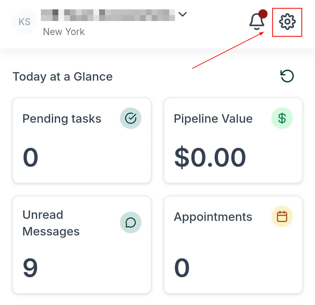 Multi-location settings