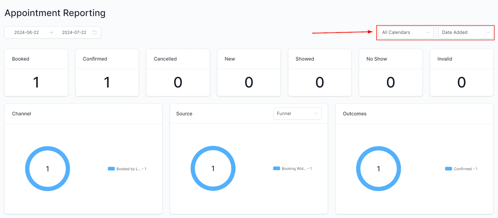 Review list with positive and negative filter tabs