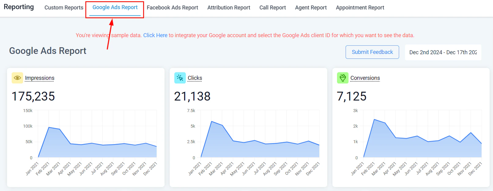 Google Analytics and Ads integration reporting overview