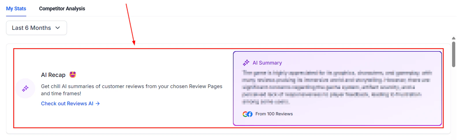 Sentiment heatmap for competitor comparison