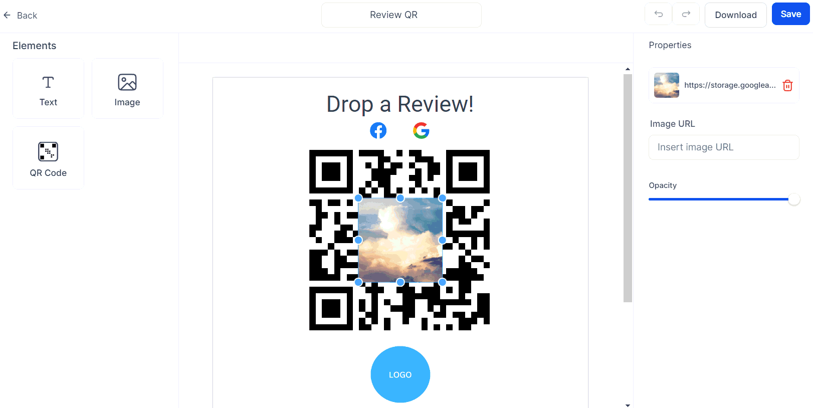 Review QR code creation walkthrough