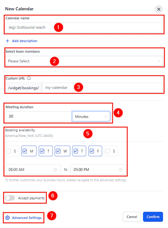 Round robin assignment settings
