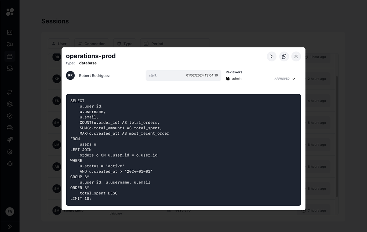 Action Access Requests