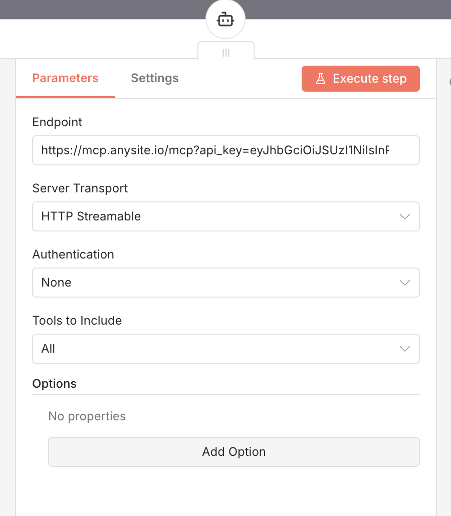 Configure MCP in n8n AI Agent