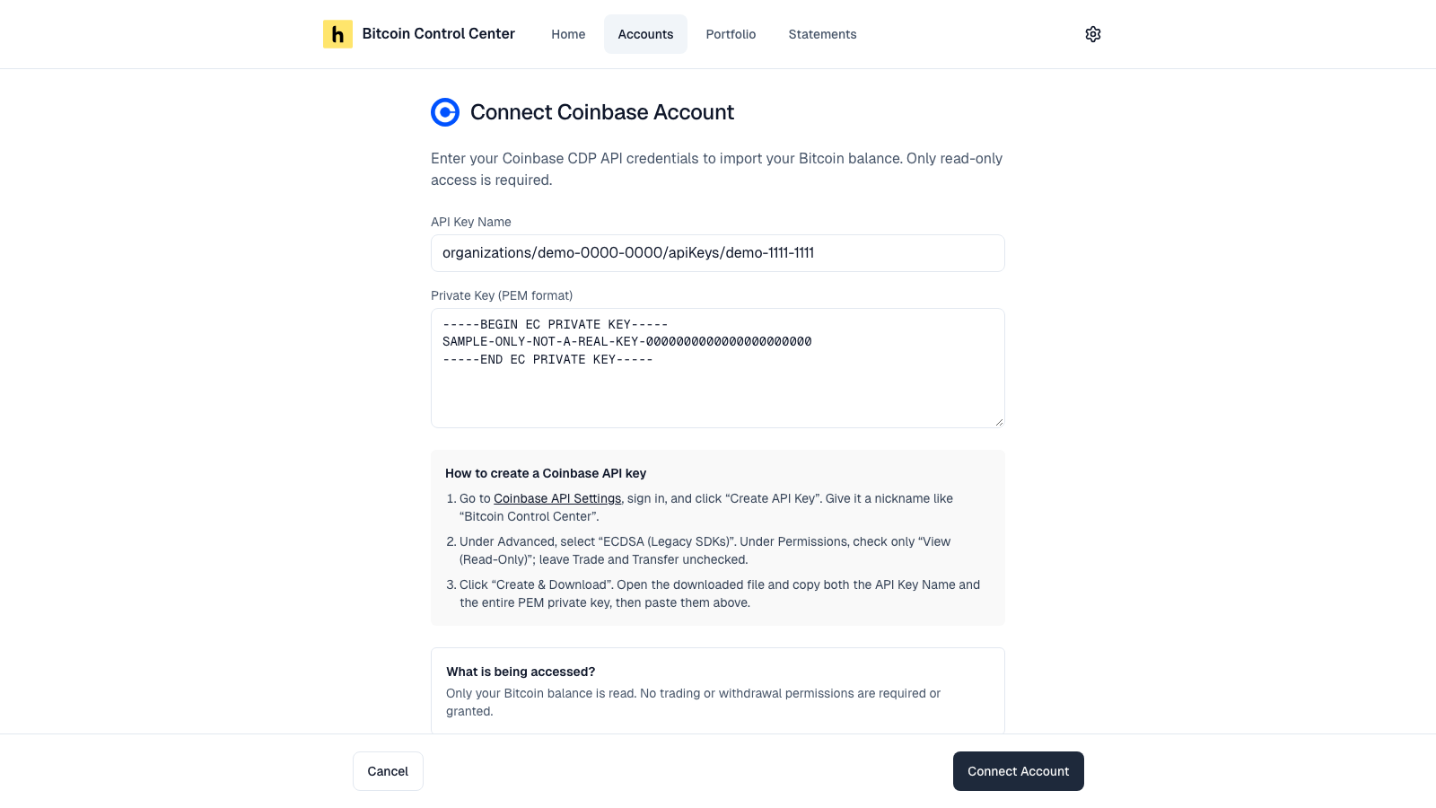 Exchange connection failed error