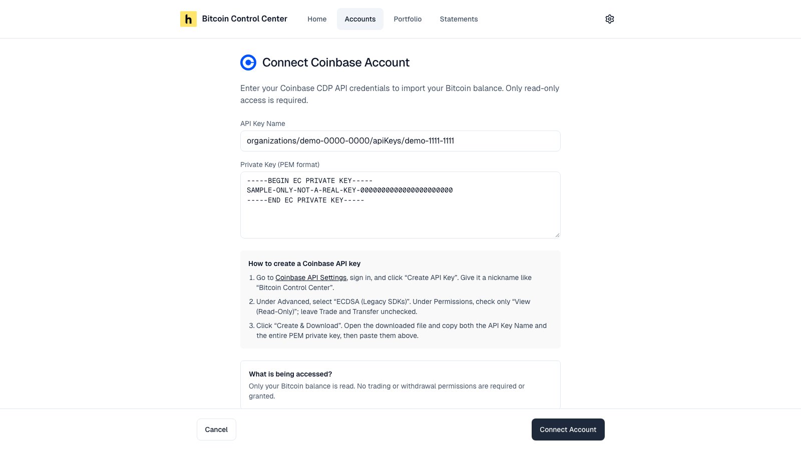 Exchange connection failed error