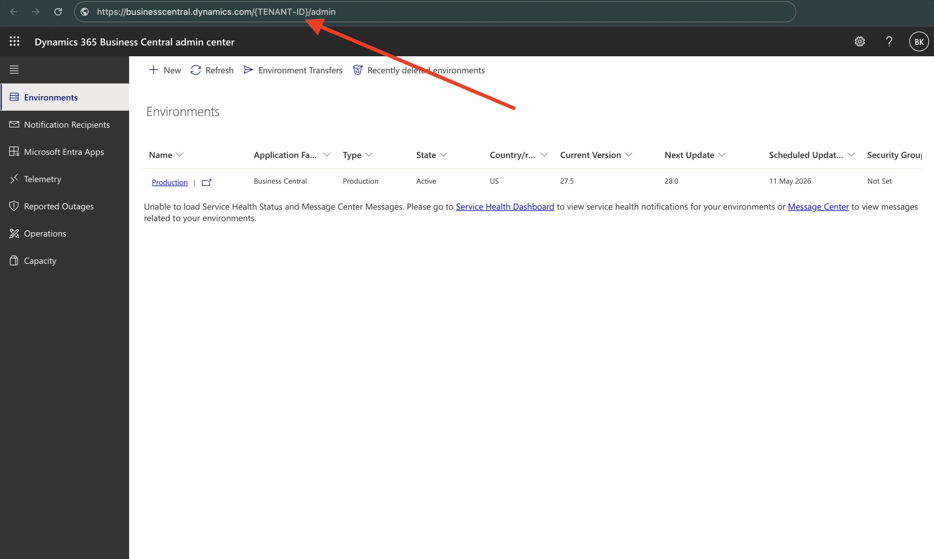 DBC Admin Center