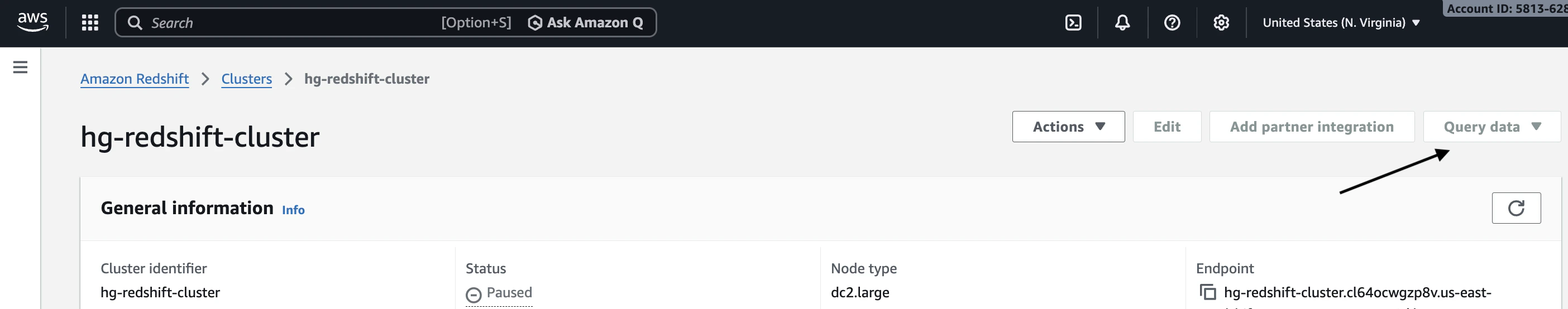 Navigate to Query data