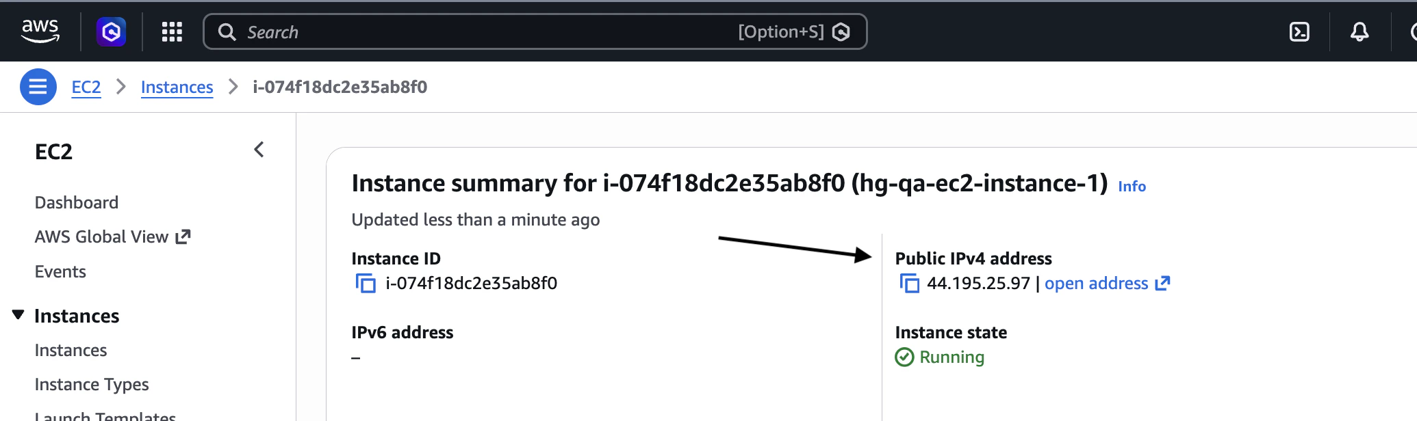 Locate Public IPv4 address