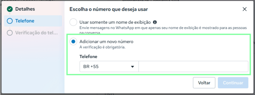 Escolher o número
