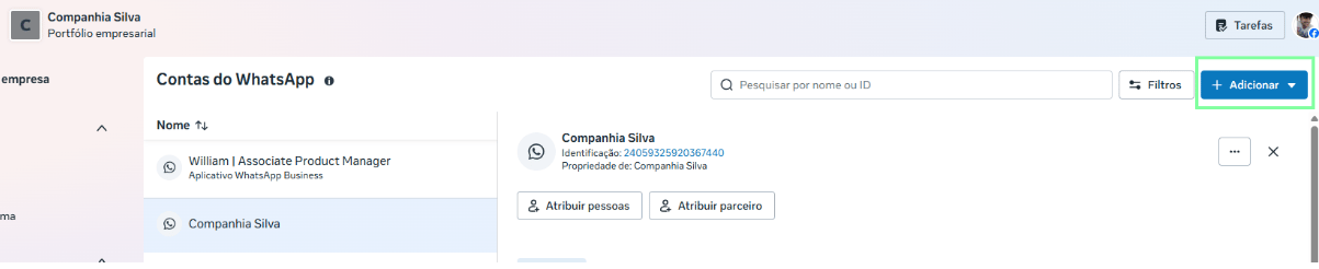 Add button