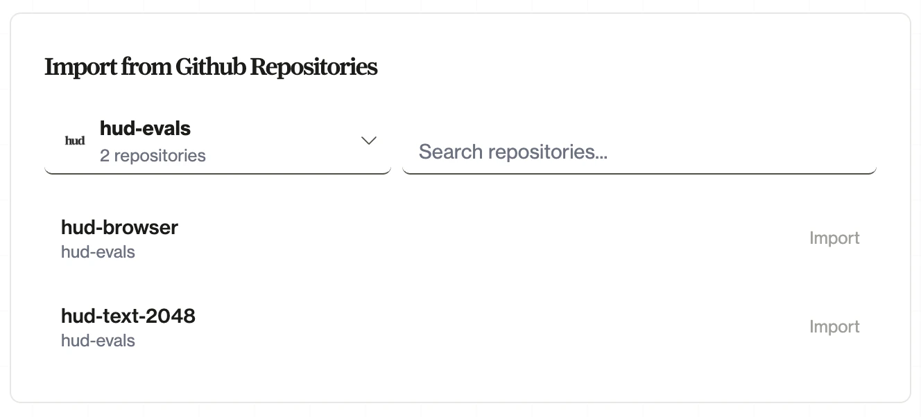 Connecting a GitHub repository