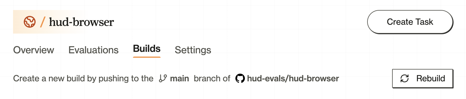 Rebuild button in Builds tab