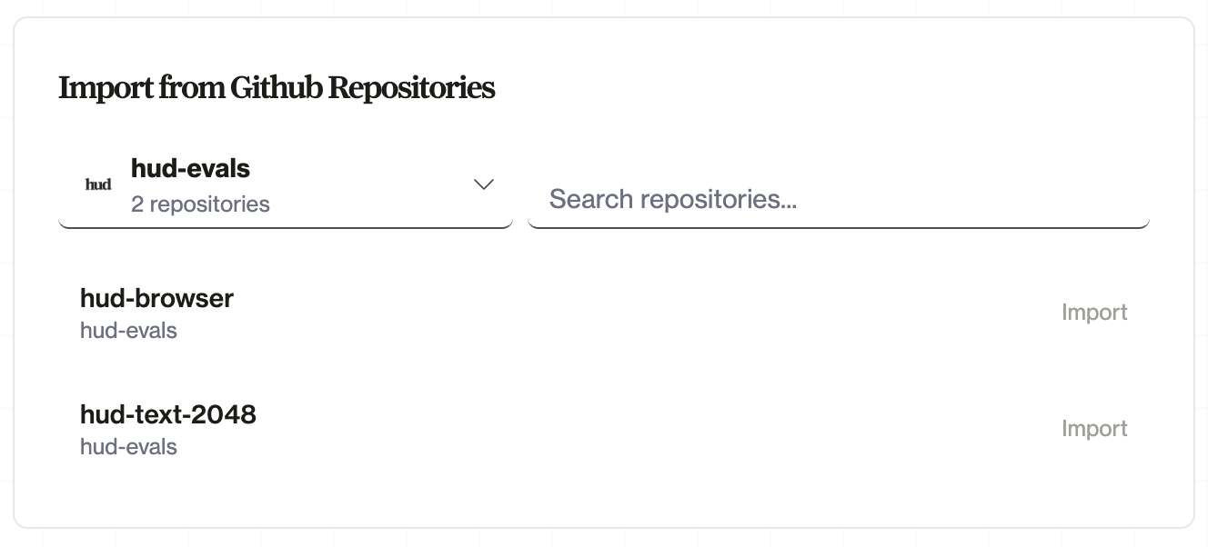 Repository selection