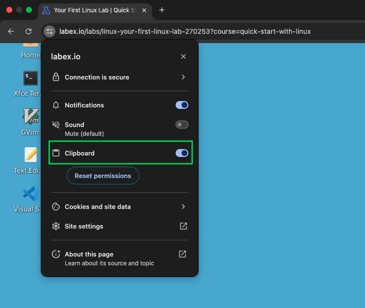 Clipboard Permissions