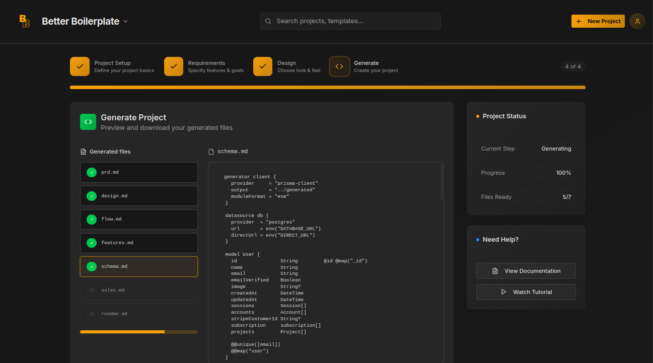 Project Dashboard