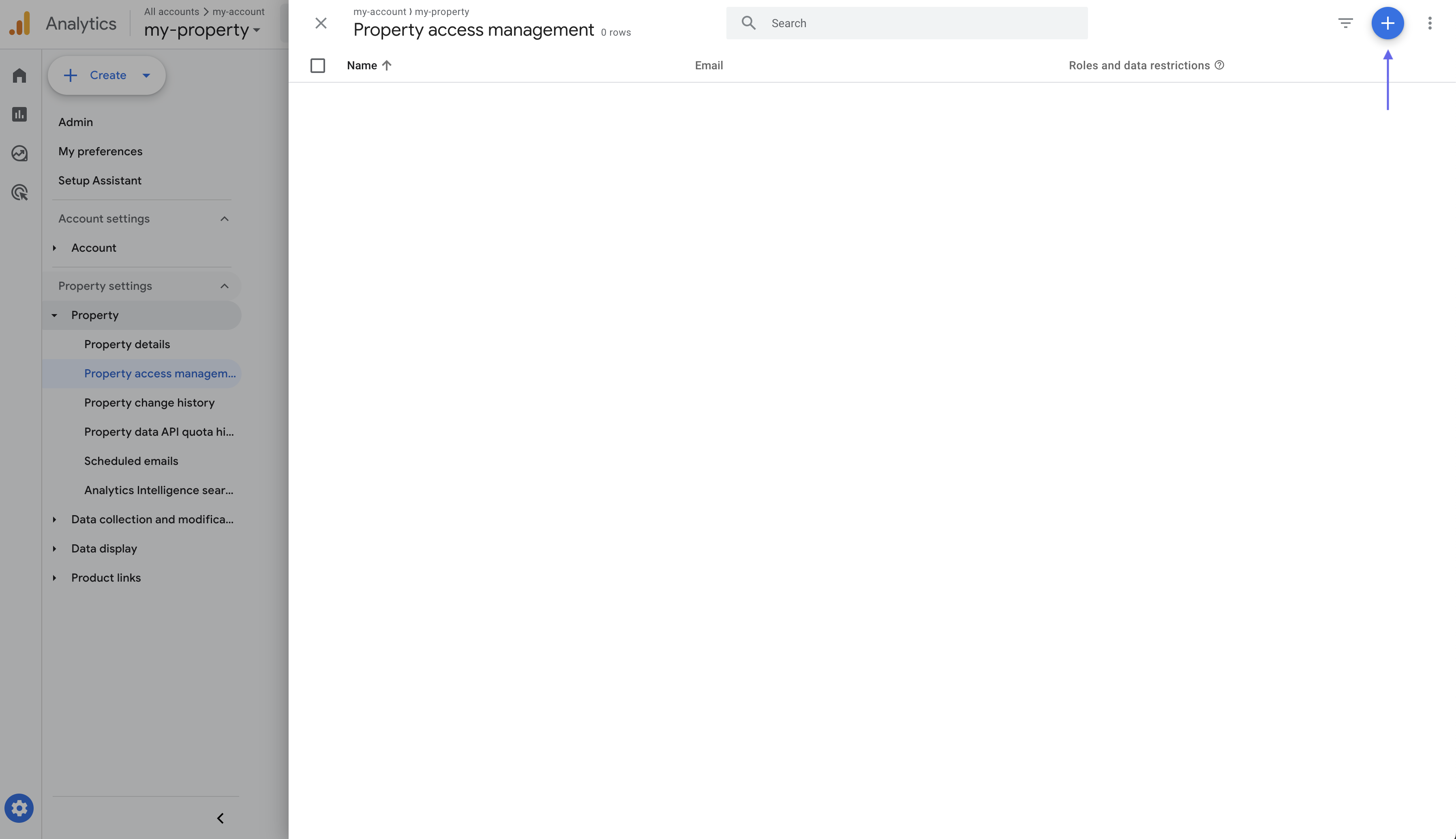 Google Analytics Add User