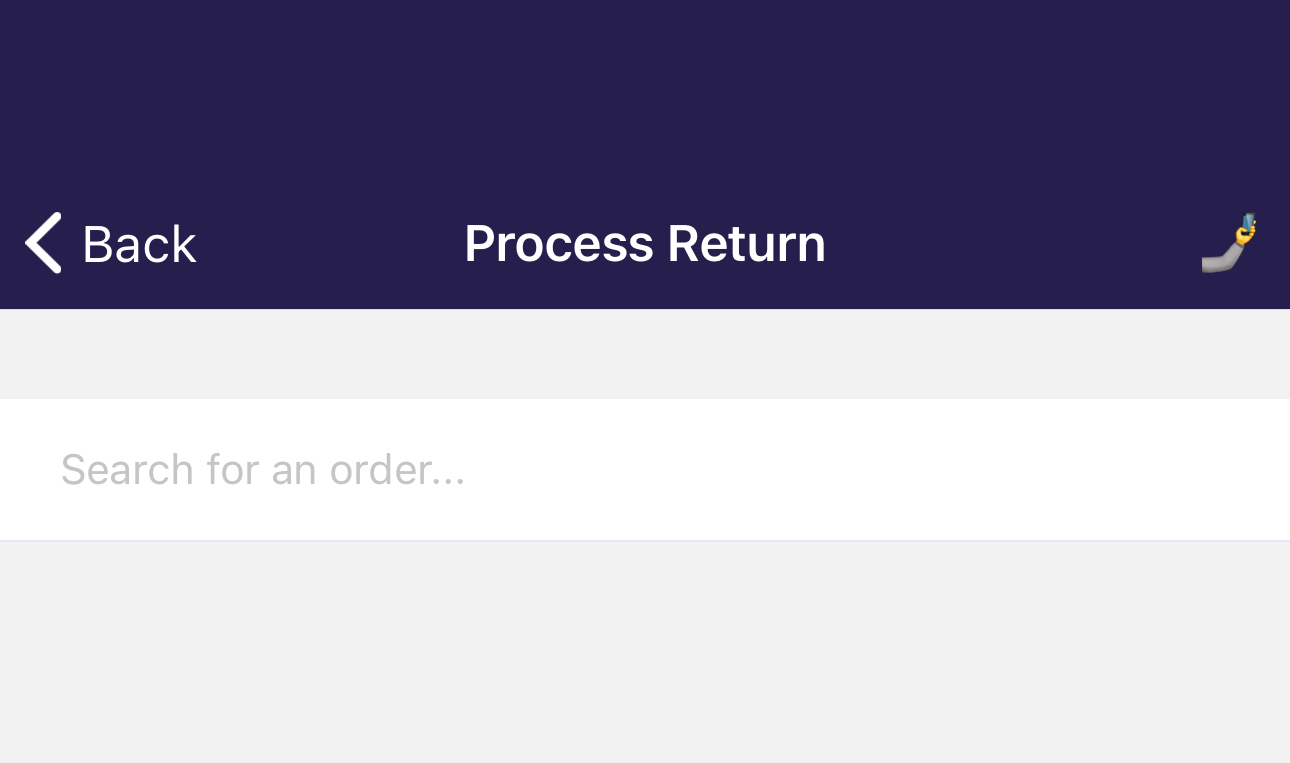 Processing Returns