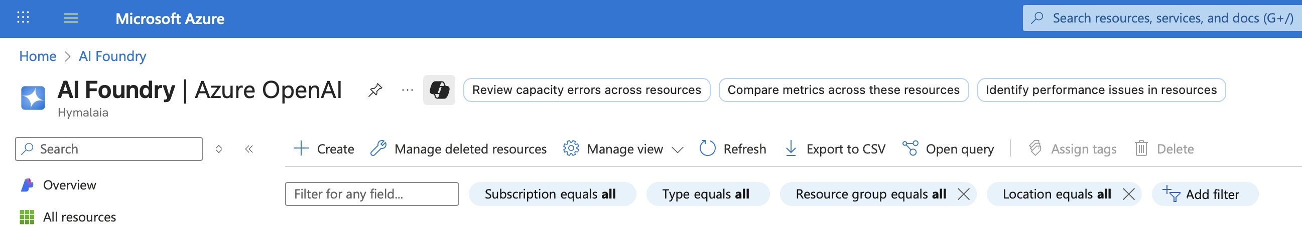 Azure OpenAI Service