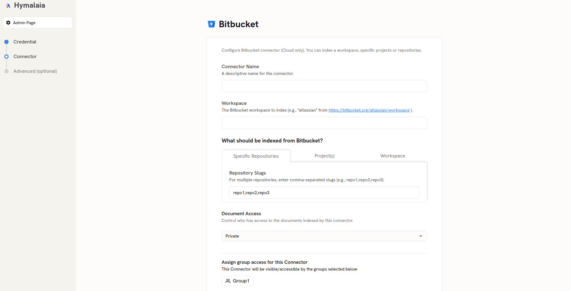 Bitbucket Creation