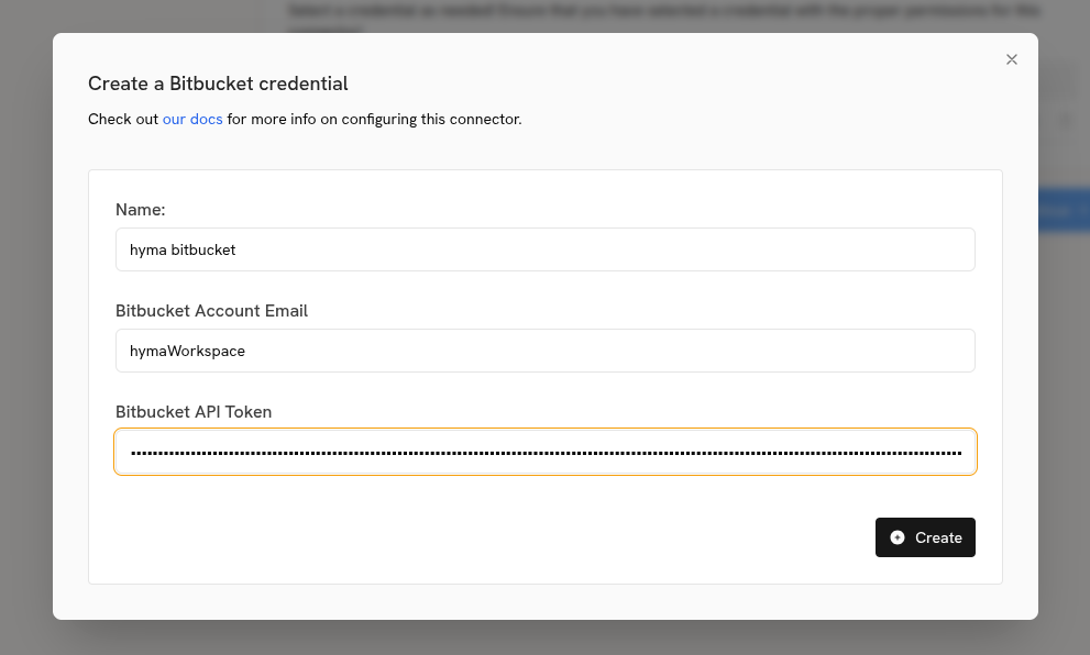 Bitbucket Credentials