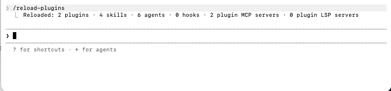Claude Code output after reload-plugins showing hyper-marketing, skills, and the Hyper MCP server