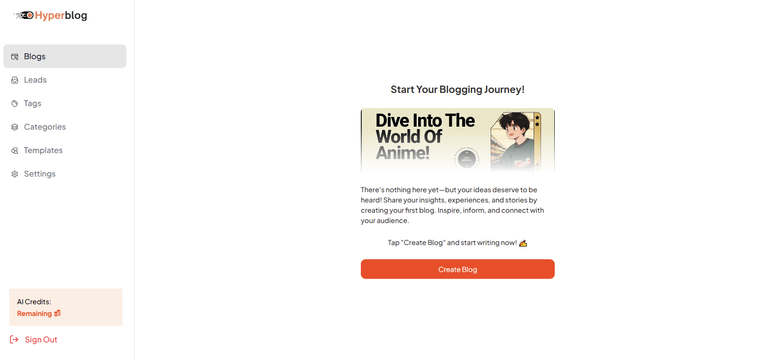 Create New Blog Pn