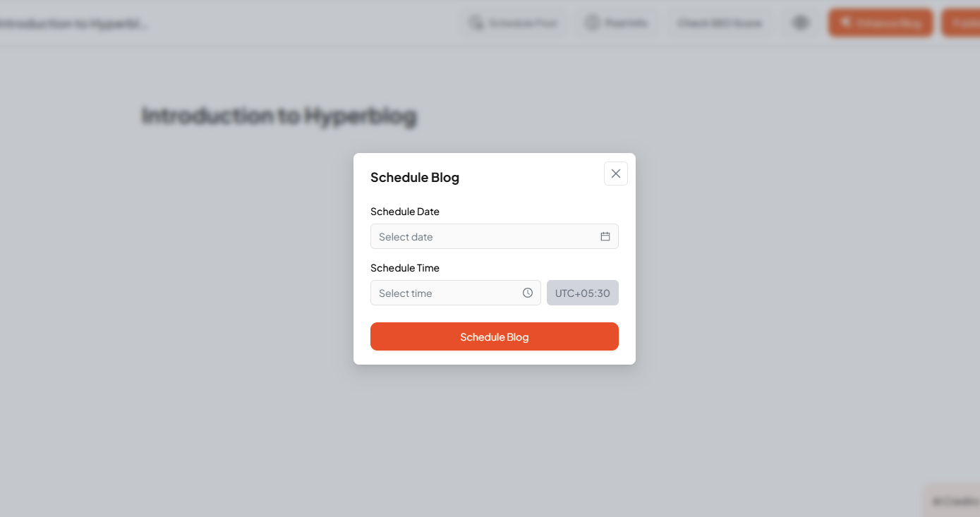 Schedule Blogpost Pn