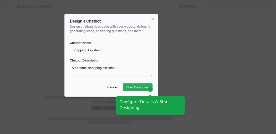 Creating a new chatbot