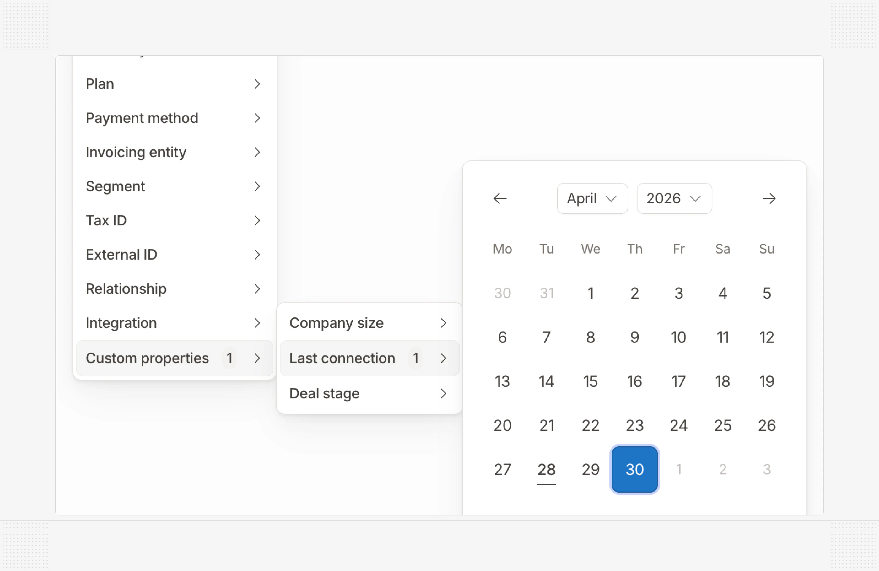 Custom Property Filter