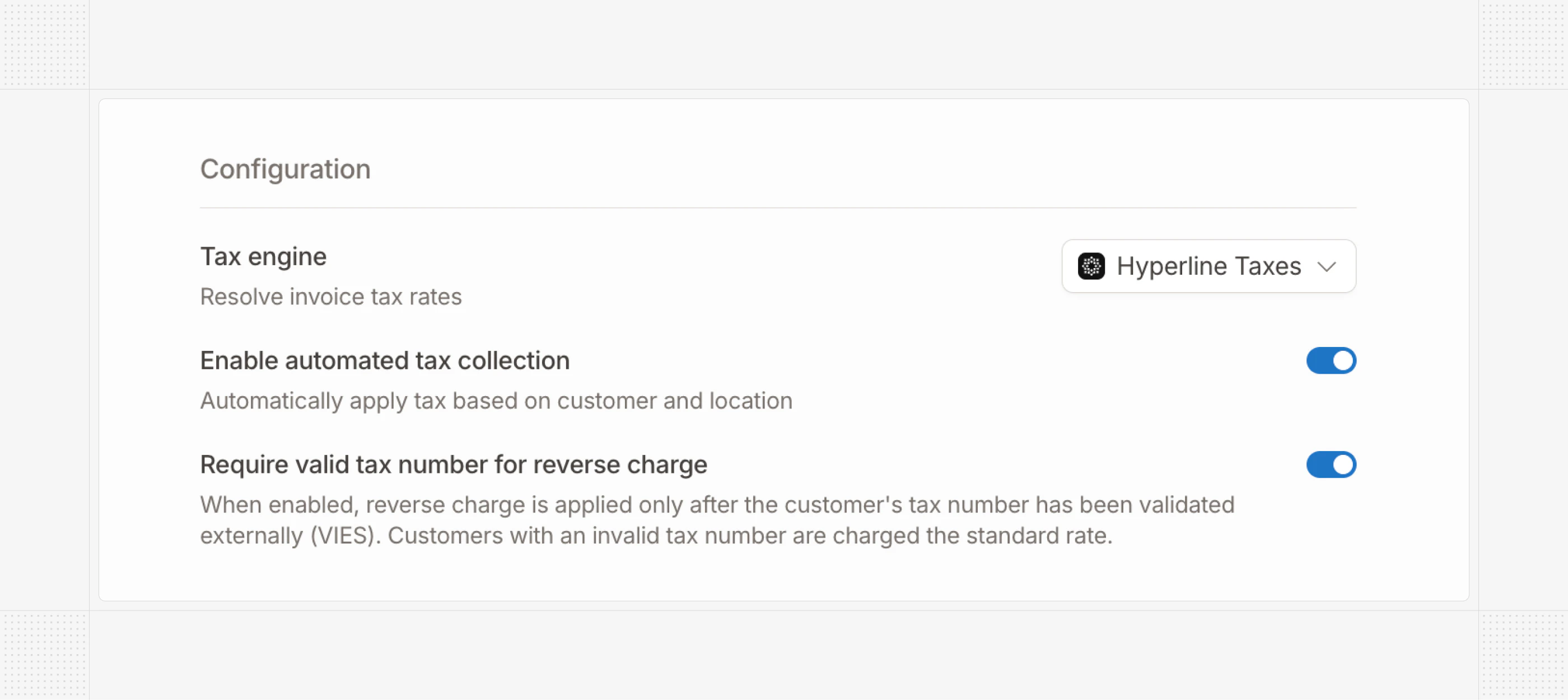 Stricter VAT validation for reverse charge