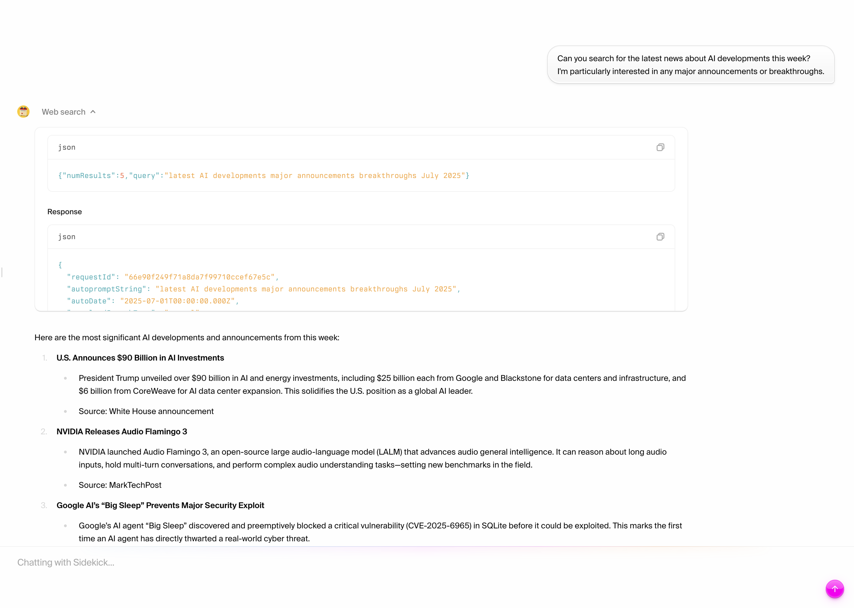Web Search Demo - Placeholder