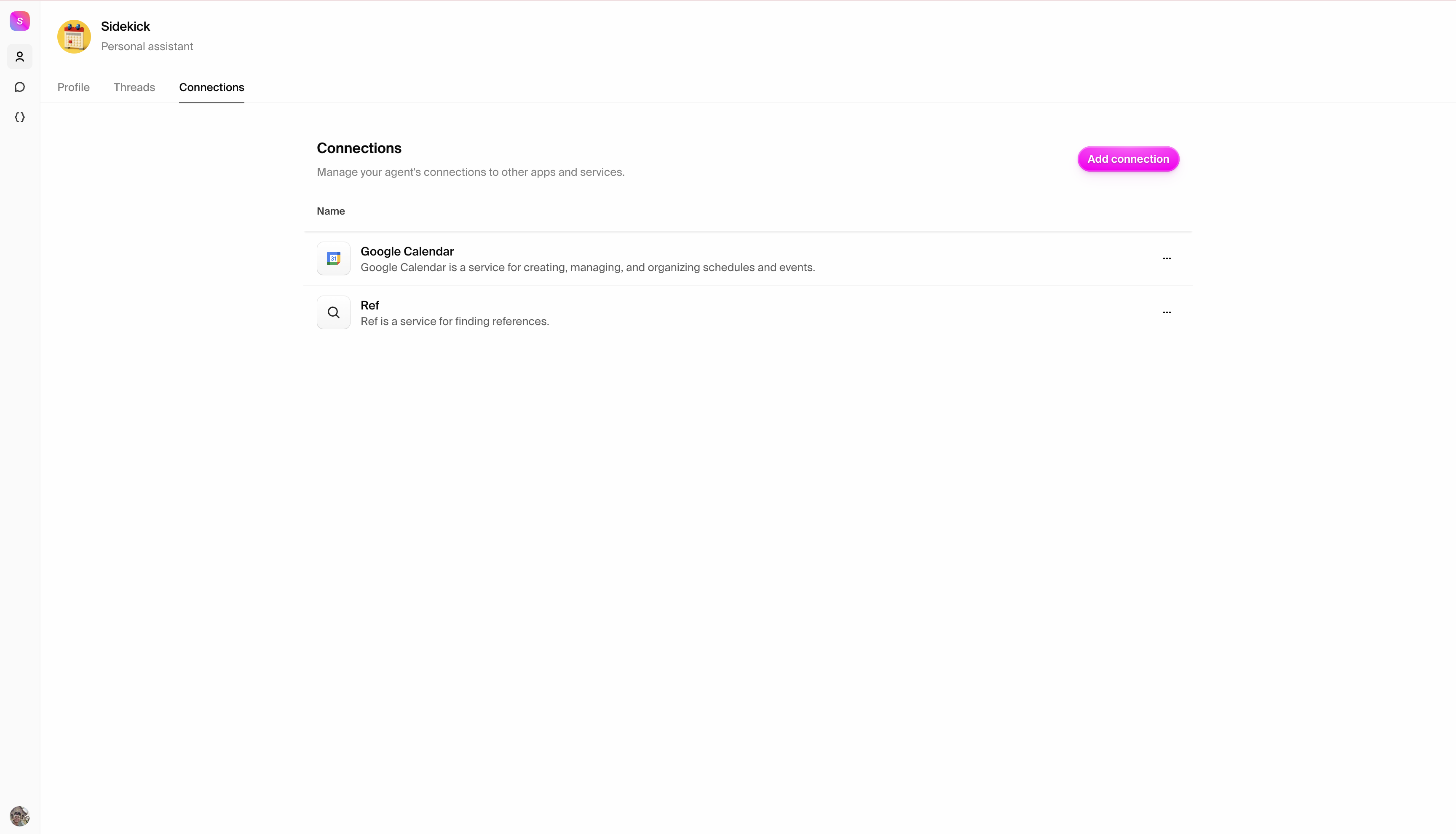 Google Calendar Connection - Placeholder