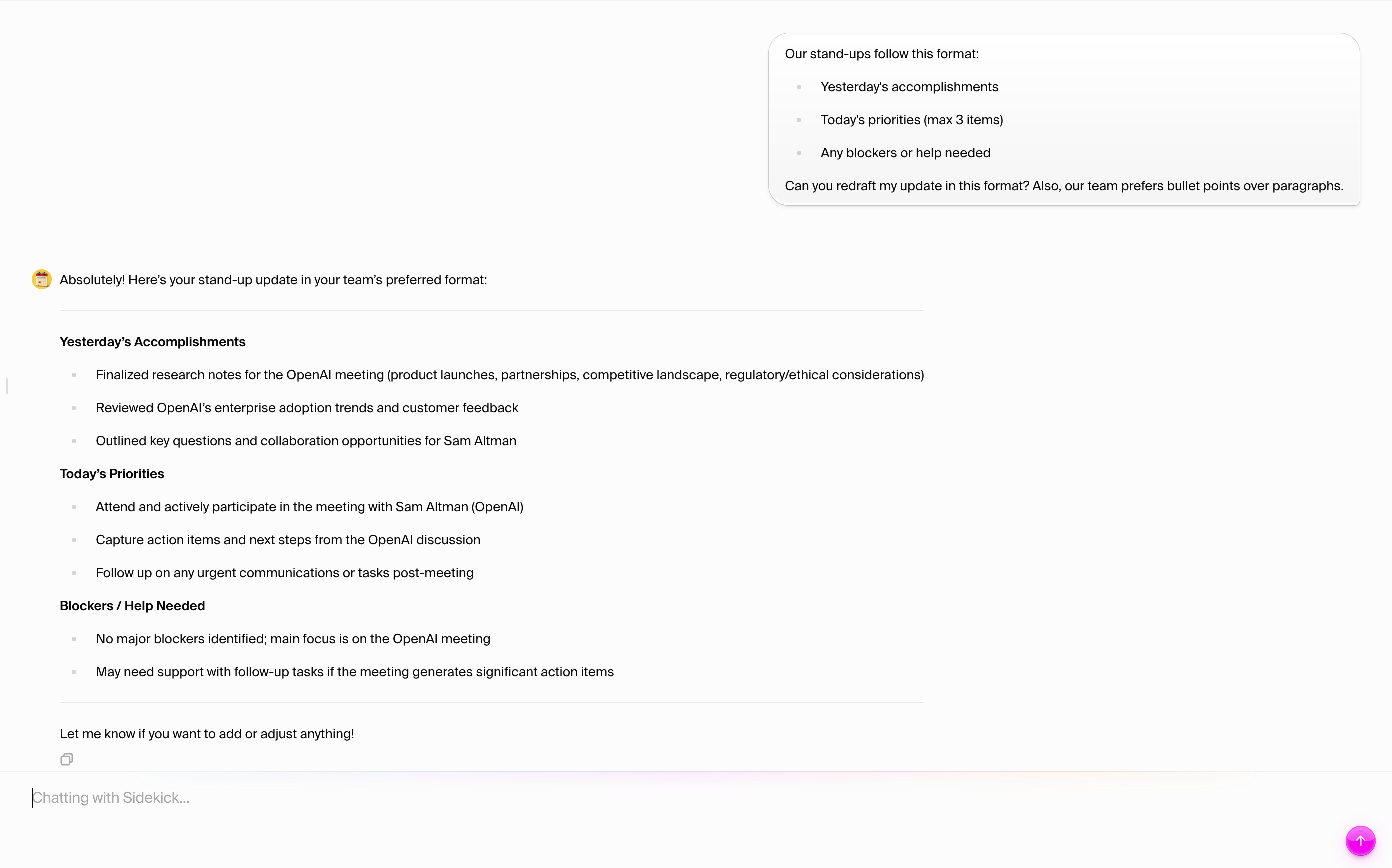 Stand-up Format Refinement - Placeholder