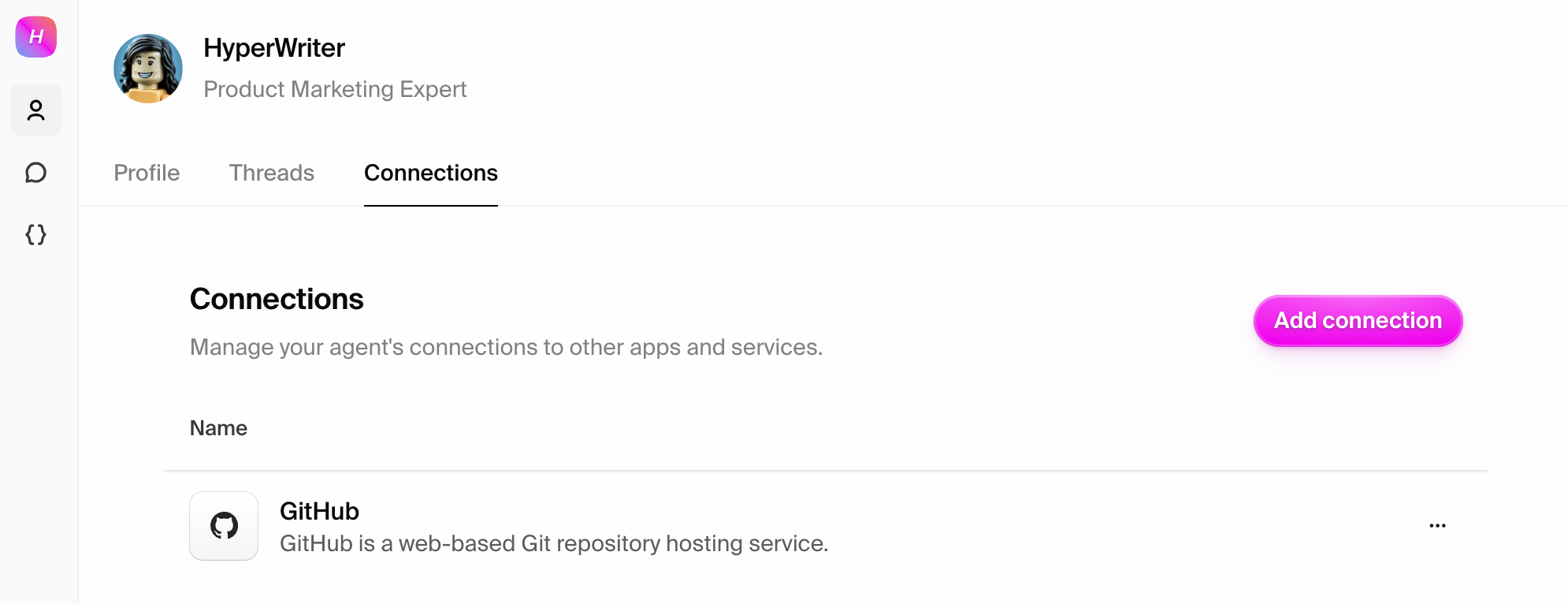 Add a new connection
