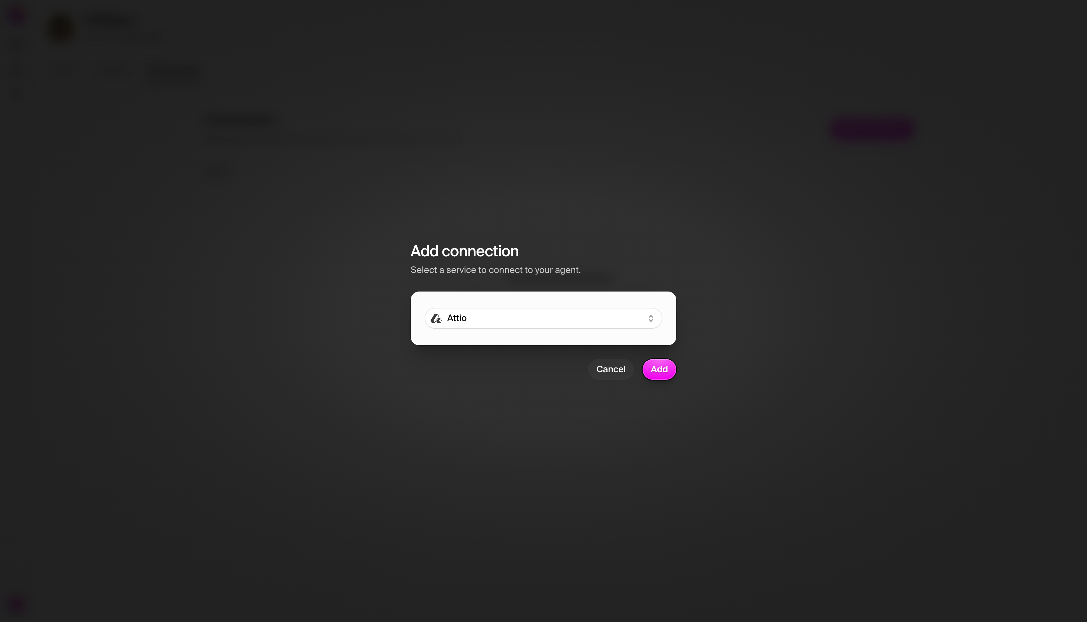 Add Attio connection