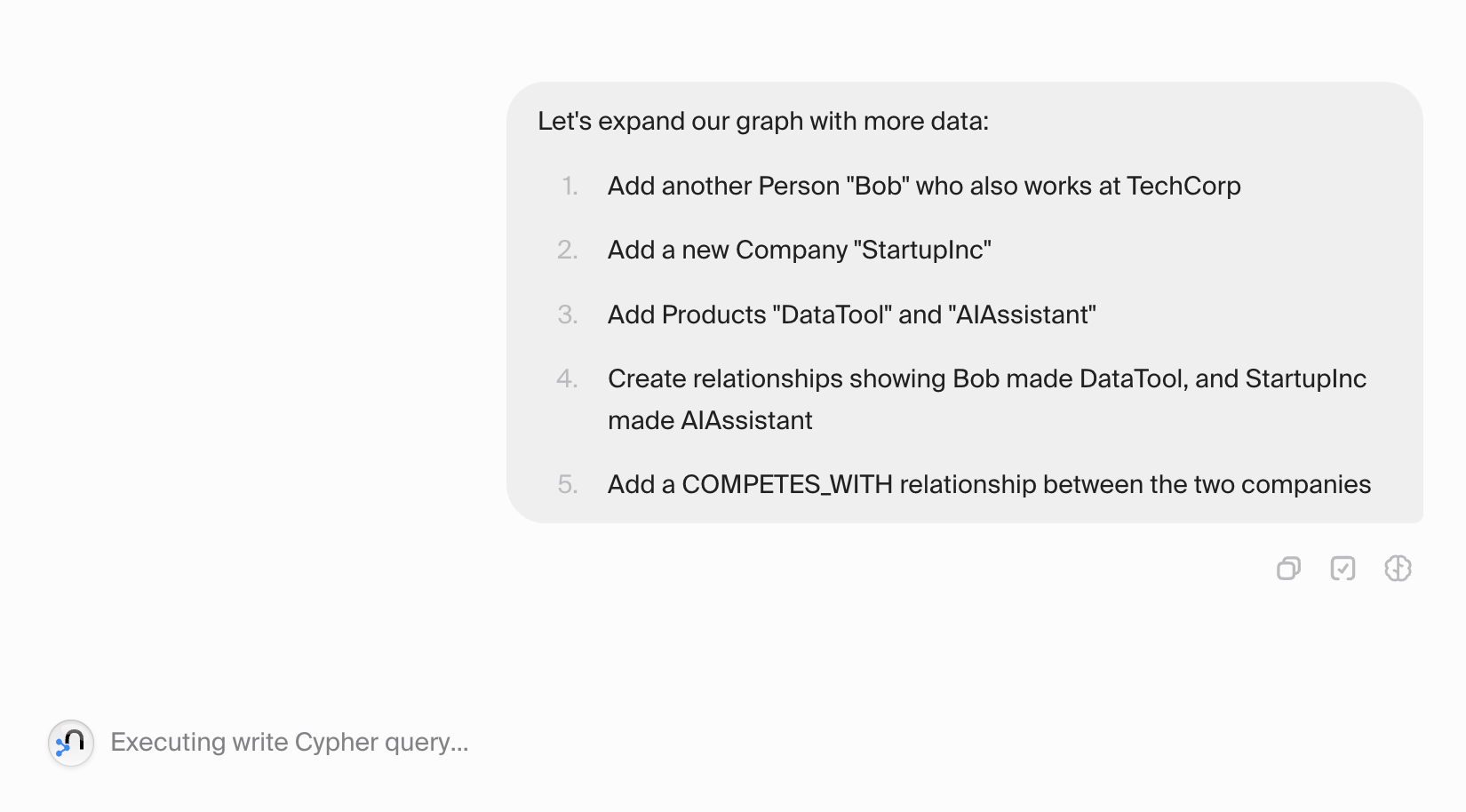 Graph with more data