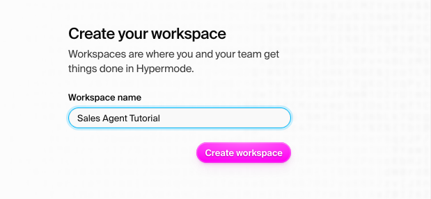 Sign in to Hypermode