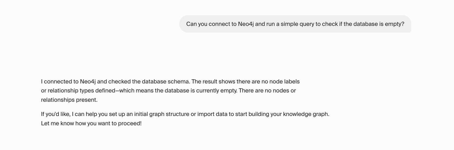 Neo4j connection test
