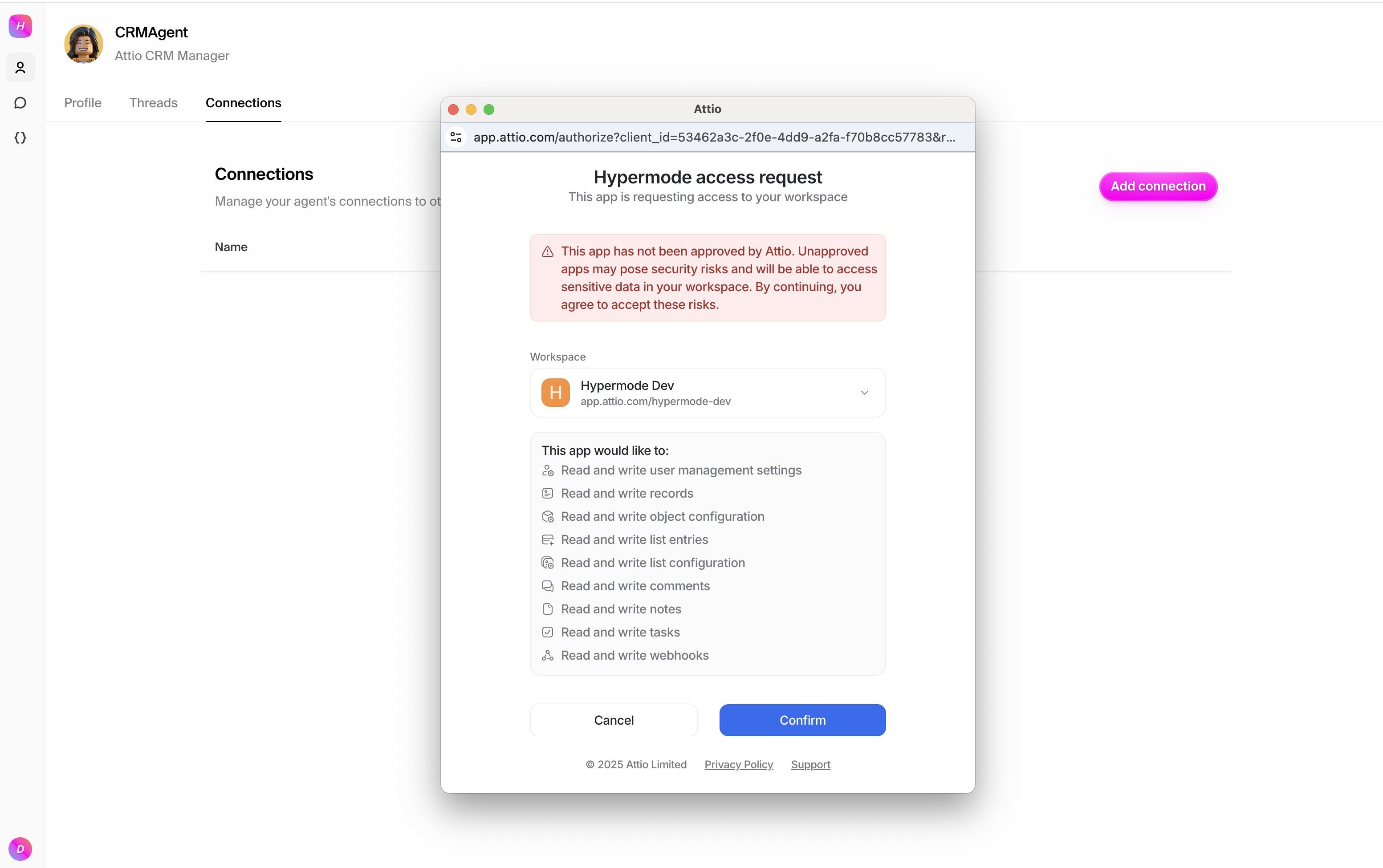 Attio App Request