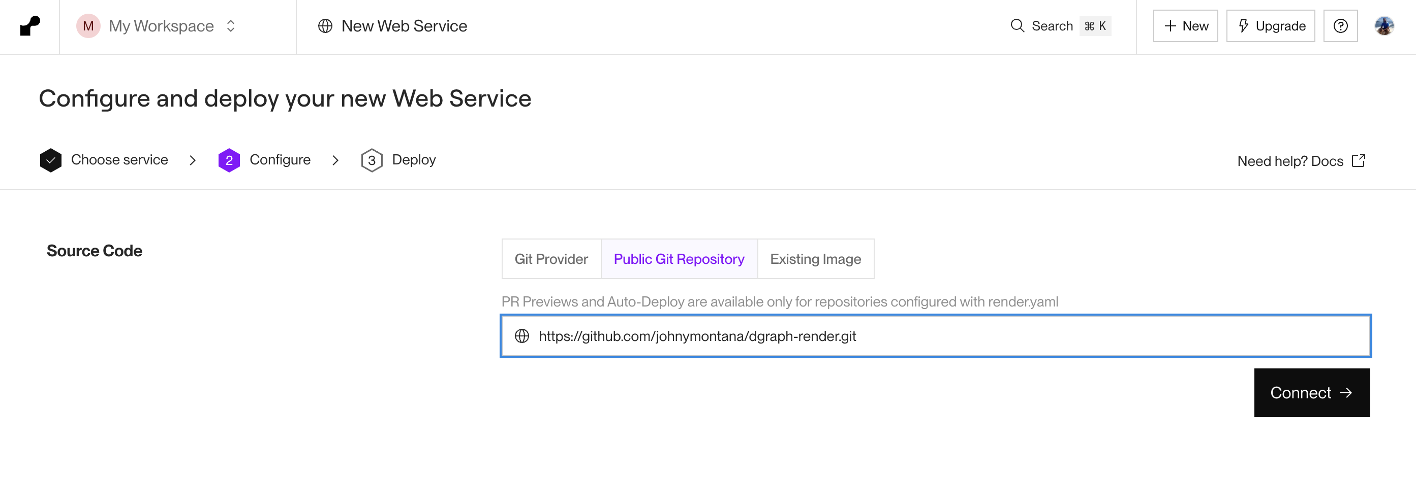 Render Git