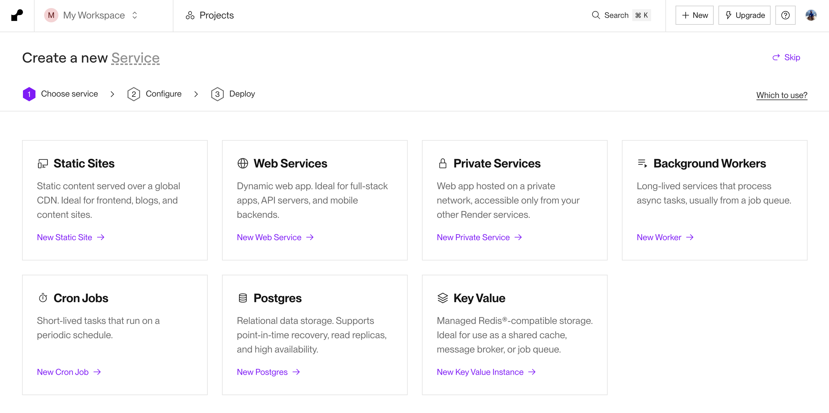 Render Web Service