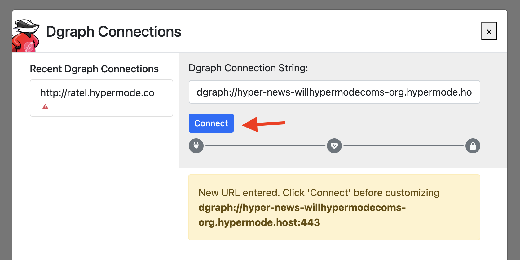 connect to graph